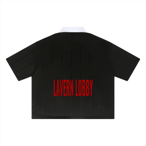 LAVERN LOBBY -LAVE-Unisex Striped Boxy Soccer Jersey