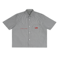 LAVERN LOBBY-LAVE+JESUS PIECE-Oversized Vertical Stripe Boxy Shirt